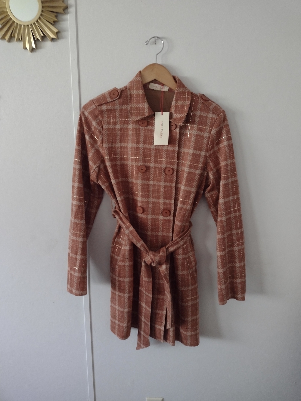 Solitaire Womens Soft Trench Coat